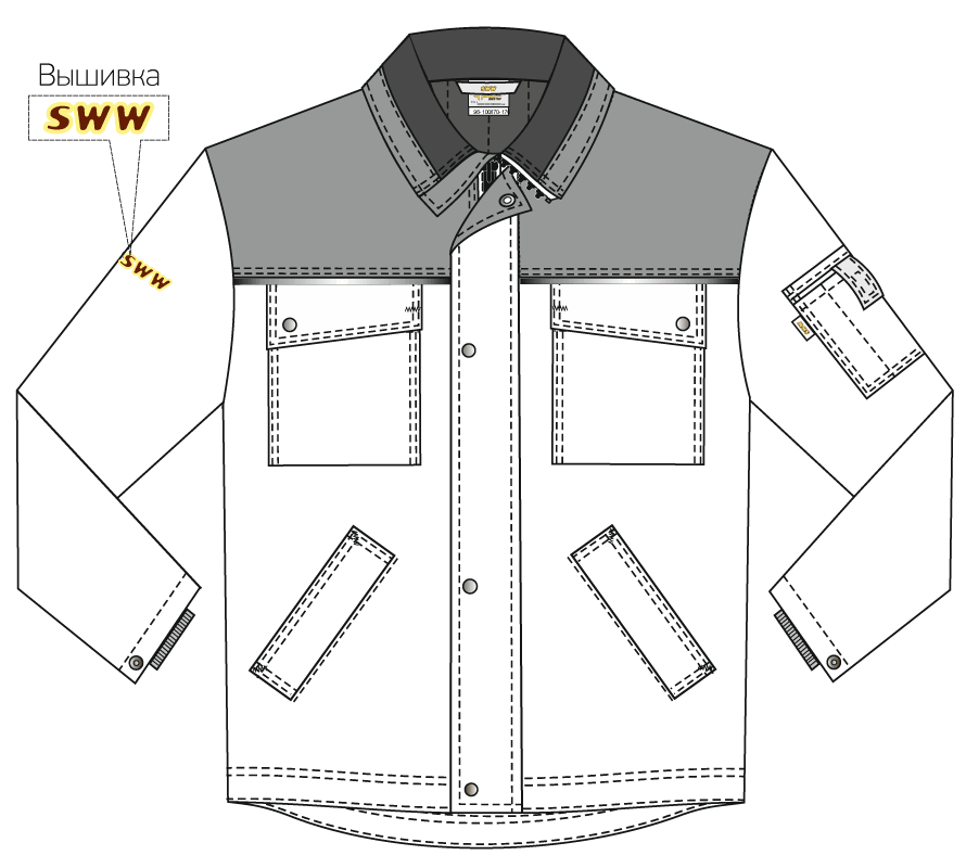 Куртка 419C-TWILL-15/90