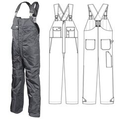 Полукомбинезон 42AC-TWILL-55
