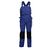 Полукомбинезон рабочий летний тёмно-синий 51-2-P154-16 из смесовой ткани с наколенниками и 12 карманами, вид спереди