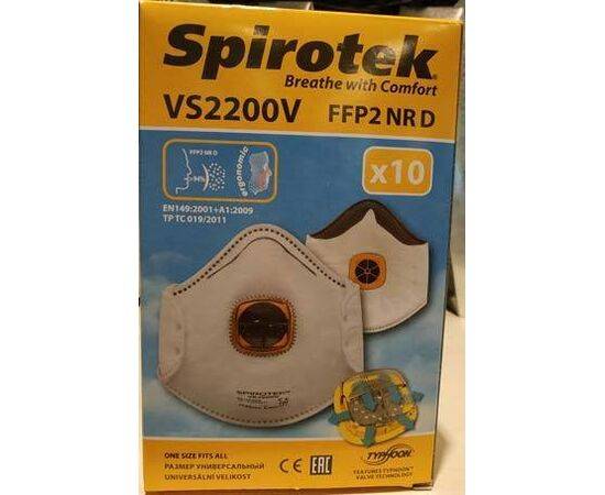 Полумаска фильтрующая противоаэрозольная SPIROTEK VS 2200V